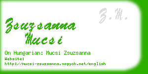 zsuzsanna mucsi business card